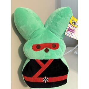 Peeps 12" Ninja Bunny Plush Green